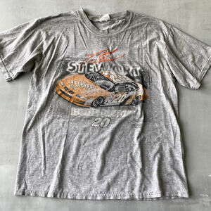 Nascar Tony Stewart Shirt Mens Large Home depot #20 Vintage 02‎ y2k Distressed